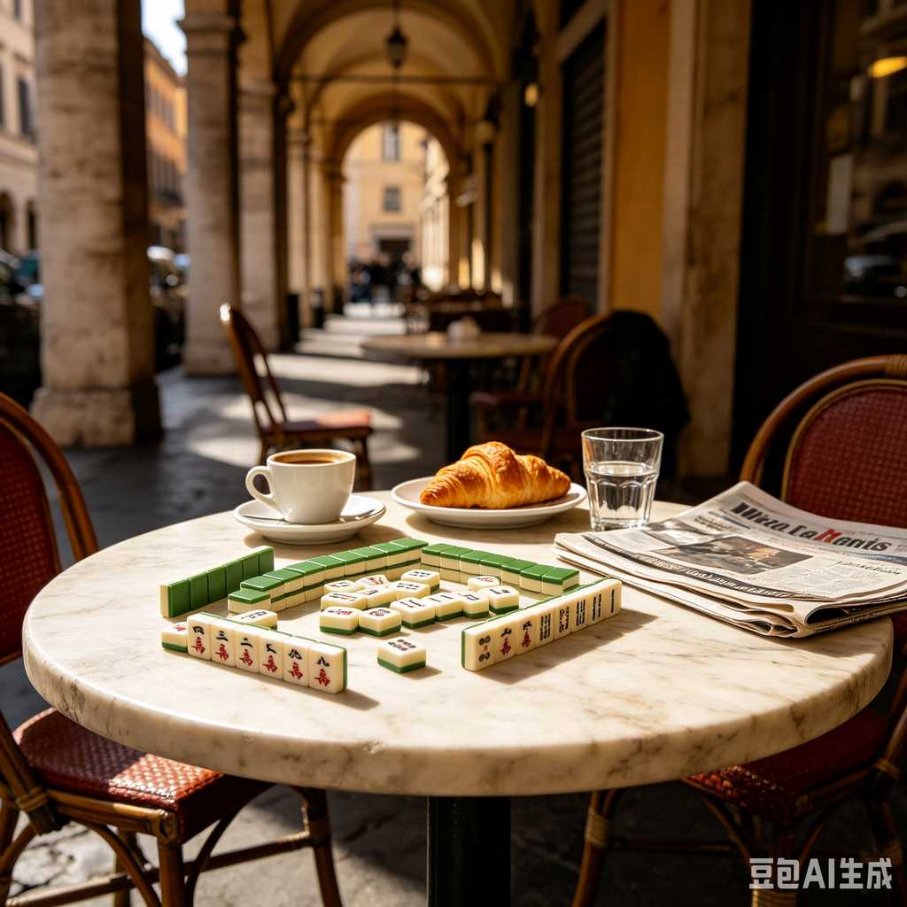 oil painting mahjong set